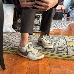 Nike Blazers - Olive and Khaki - Womens 8/ Unisex